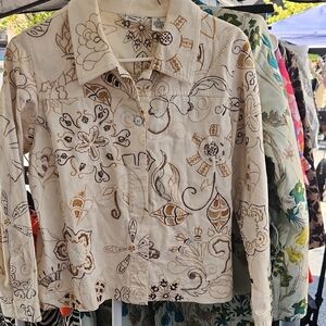 Floral Embroidered Jacket